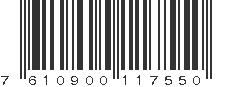 EAN 7610900117550