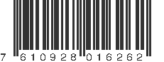 EAN 7610928016262