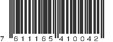 EAN 7611165410042