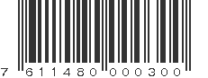 EAN 7611480000300