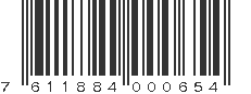 EAN 7611884000654