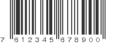 EAN 7612345678900