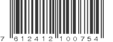EAN 7612412100754