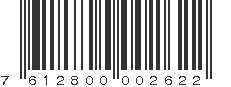 EAN 7612800002622