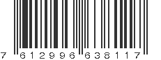 EAN 7612996638117