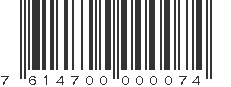 EAN 7614700000074