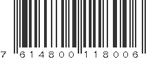 EAN 7614800118006