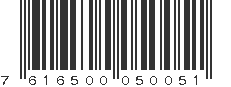 EAN 7616500050051