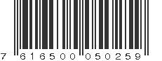 EAN 7616500050259
