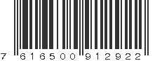 EAN 7616500912922