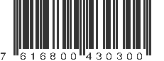 EAN 7616800430300