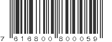 EAN 7616800800059