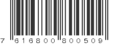 EAN 7616800800509