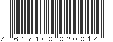 EAN 7617400020014