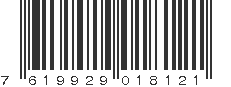 EAN 7619929018121