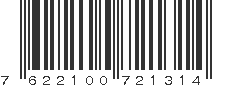 EAN 7622100721314