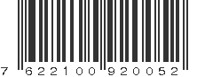 EAN 7622100920052