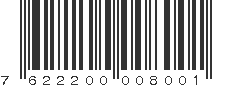 EAN 7622200008001