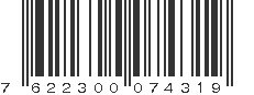 EAN 7622300074319
