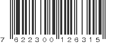 EAN 7622300126315