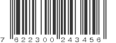 EAN 7622300243456