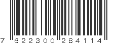 EAN 7622300284114