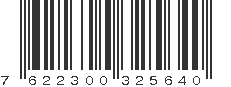 EAN 7622300325640