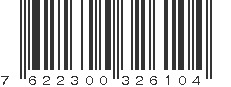 EAN 7622300326104