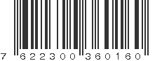 EAN 7622300360160