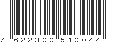 EAN 7622300543044