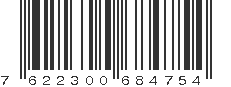 EAN 7622300684754