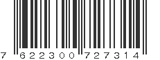 EAN 7622300727314