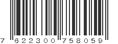 EAN 7622300758059
