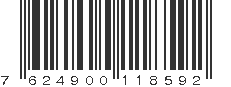 EAN 7624900118592