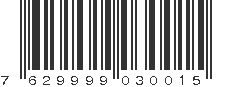 EAN 7629999030015