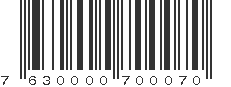 EAN 7630000700070