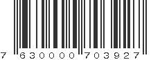 EAN 7630000703927