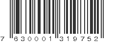 EAN 7630001319752