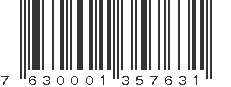 EAN 7630001357631
