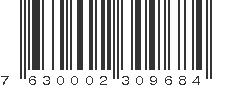 EAN 7630002309684