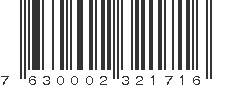EAN 7630002321716