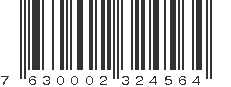 EAN 7630002324564