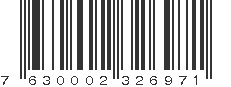 EAN 7630002326971
