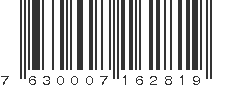 EAN 7630007162819