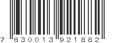 EAN 7630013921882