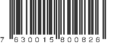 EAN 7630015800826