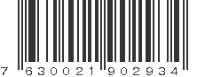 EAN 7630021902934