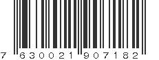 EAN 7630021907182