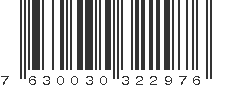 EAN 7630030322976