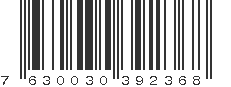 EAN 7630030392368